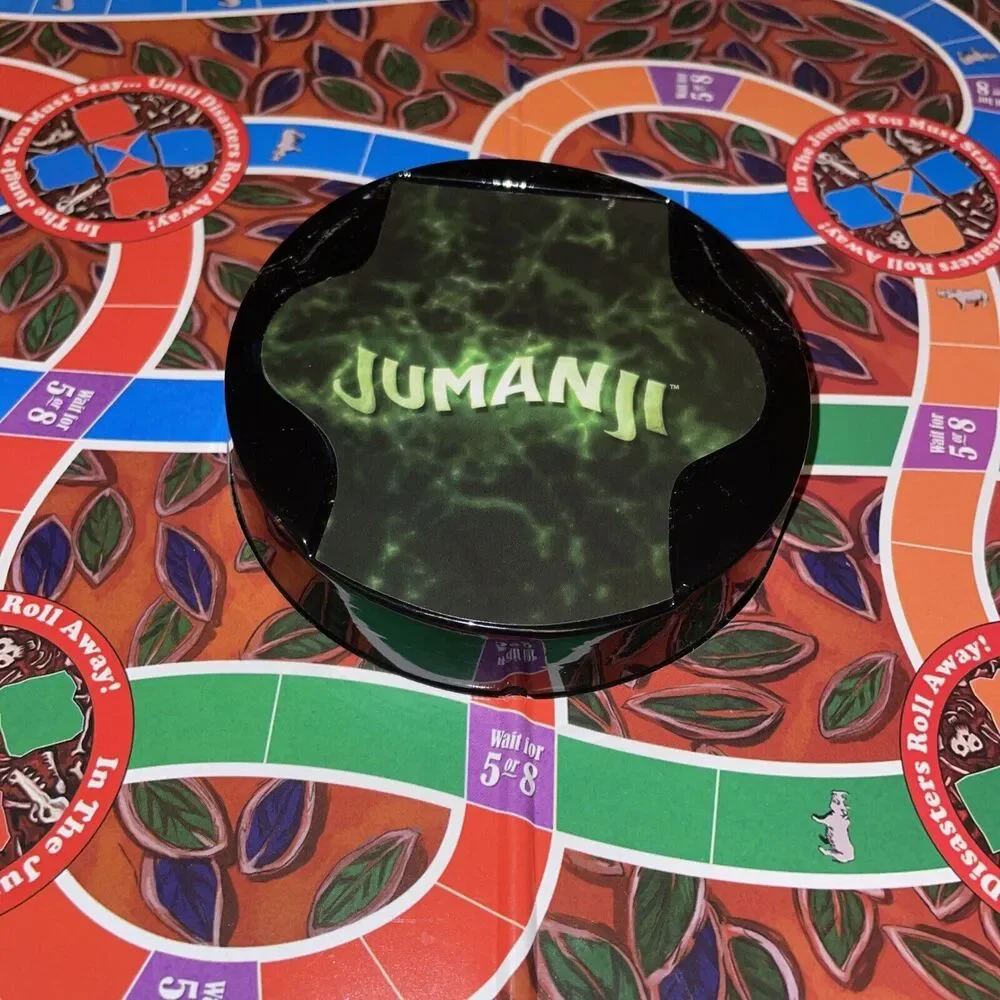 Jumanji Board Game Original Replacement Game Board 2017 With Center Riser